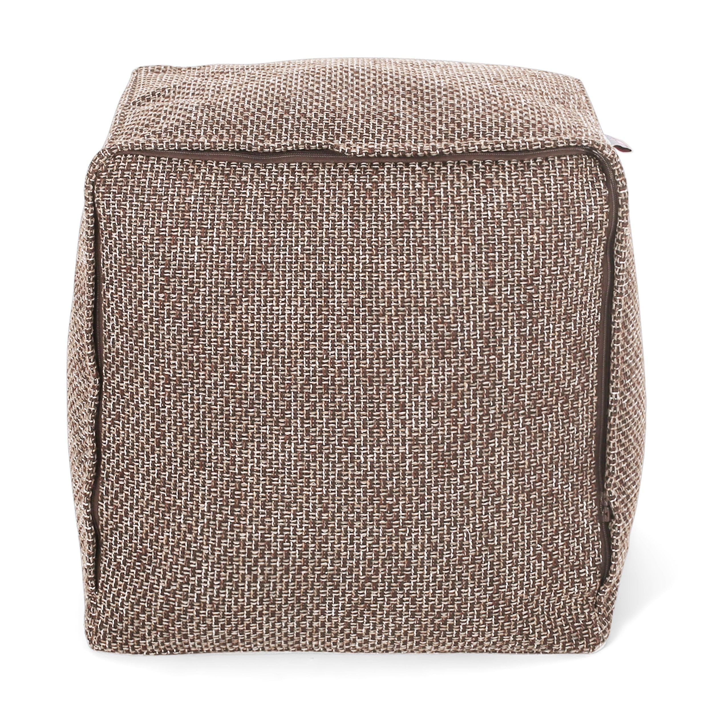 Rakiya Contemporary Fabric Pouf