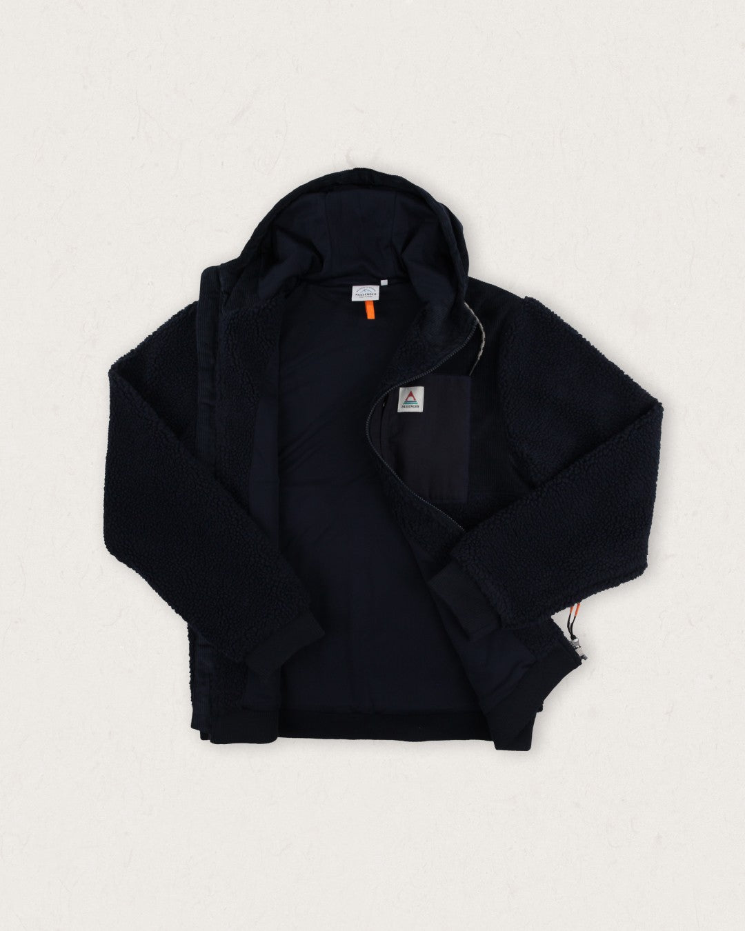 Adventure Recycled Deep-Pile Sherpa Fleece - Deep Navy