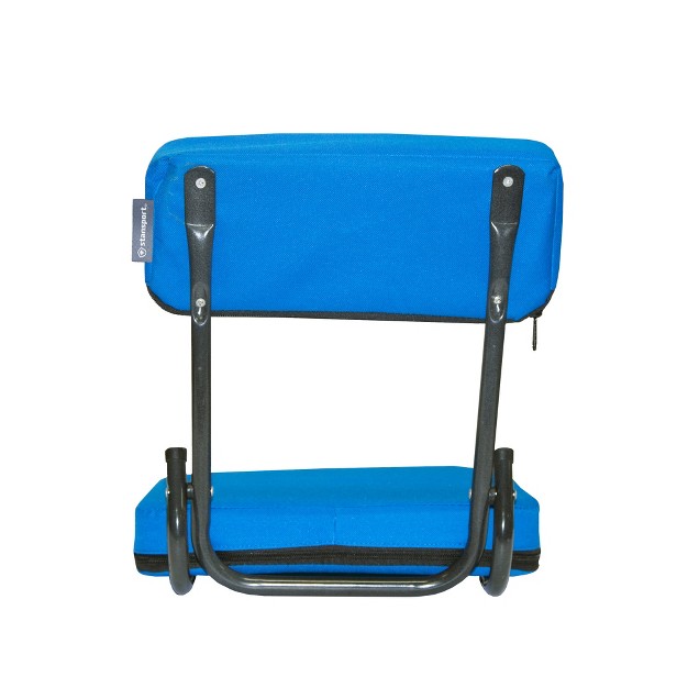 Stansport Steel Frame Foldable Coliseum Seat Blue