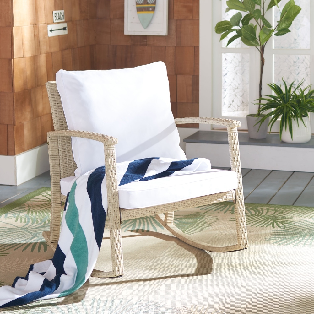 SAFAVIEH Outdoor Daire Rocking Chair.   26\