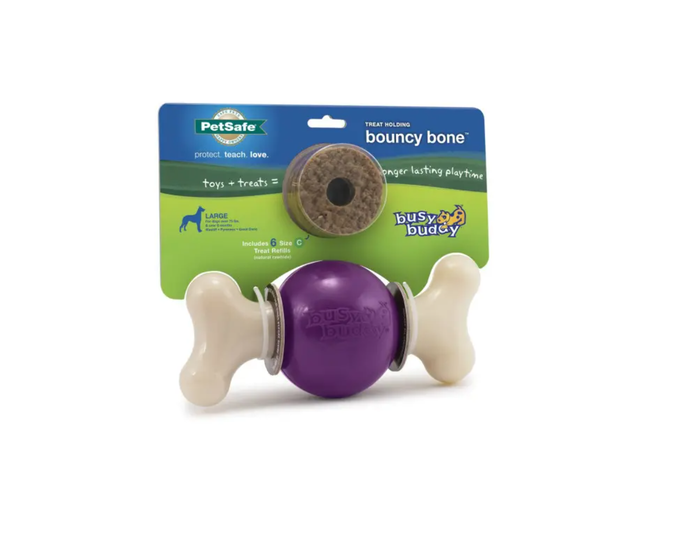 PetSafe Busy Buddy Bouncy Bone， Large