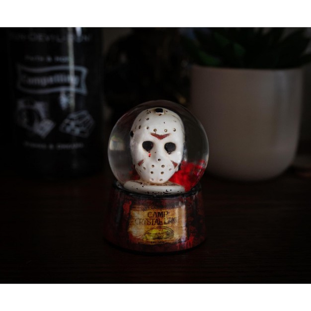 Silver Buffalo Friday The 13th Jason x27 s Mask Mini Snow Globe 3 Inches Tall