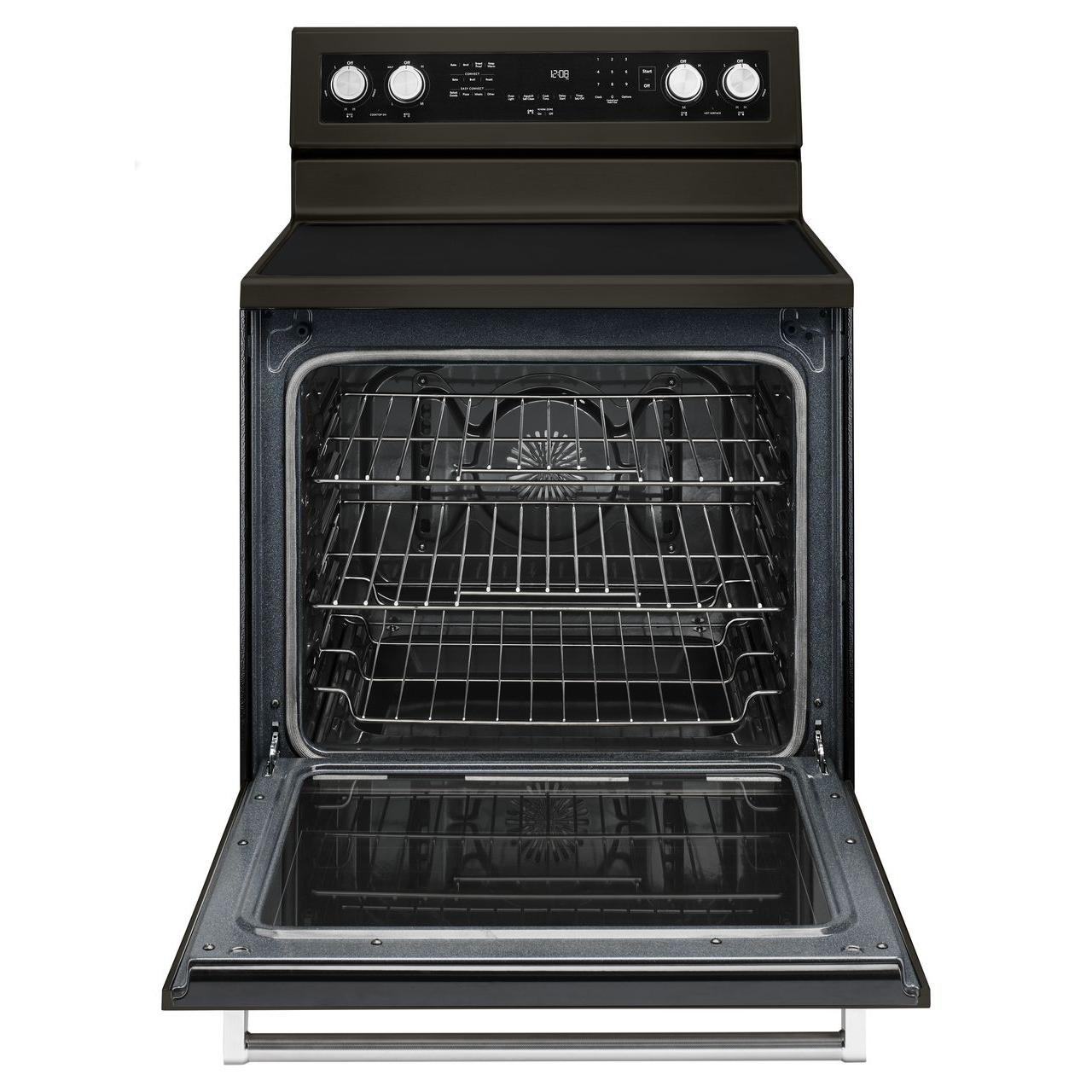 KitchenAid 30-inch, Freestanding Electric, Range with Even-Heat? YKFEG500EBS