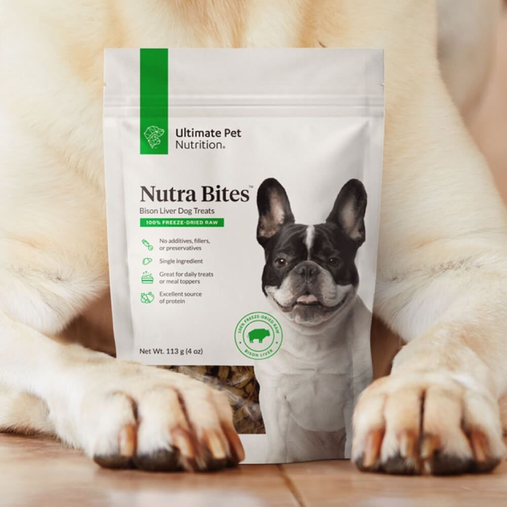 Ultimate Pet Nutrition Nutra Bites Bison Liver Freeze-Dried Dog Treats