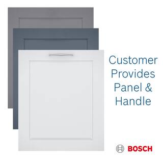 Bosch 800 Series 24 in. ADA Compliant Top Control Tall Tub Custom Panel Ready Dishwasher with Crystal Dry and 3rd Rack 42dBA SGV78B53UC