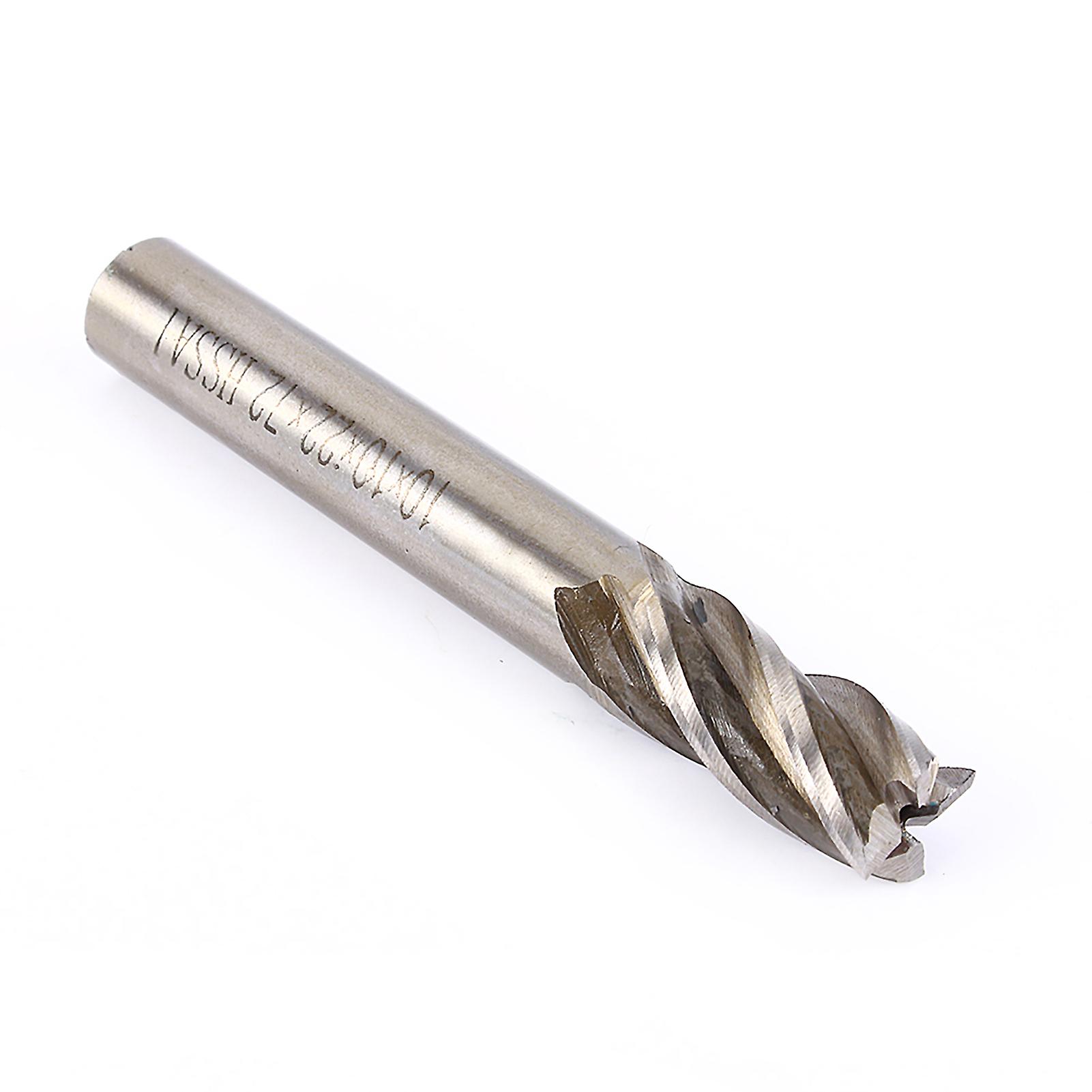 High Quality 4mm-12mm Hss Cnc Straight Shank 4 Flute End Mill Cutter Drill Bit