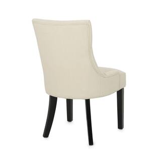 Noble House Hayden Beige Upholstered Dining Chairs (Set of 4) 82898