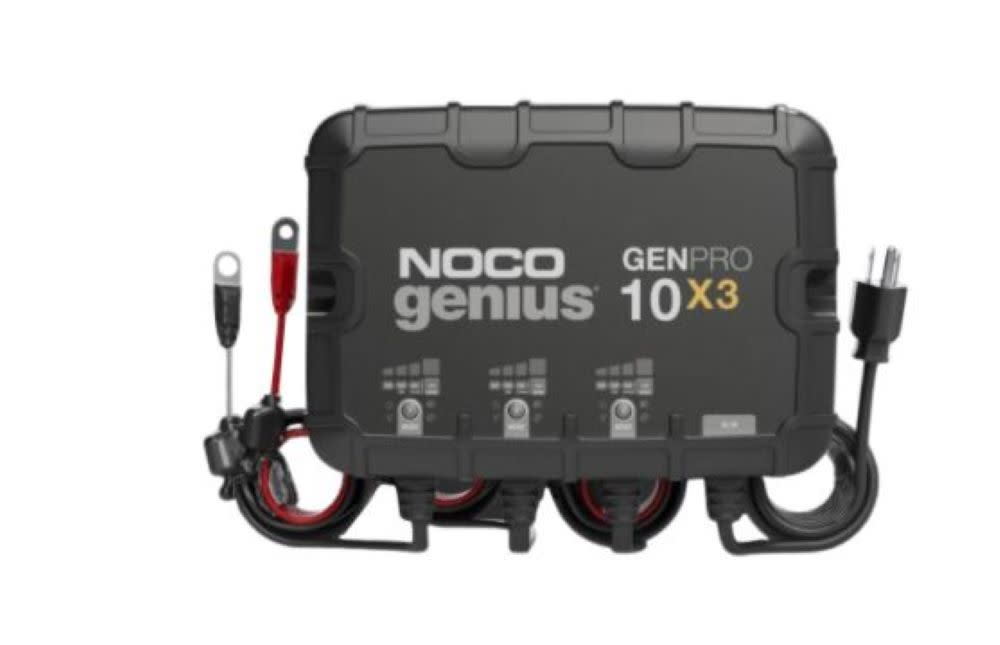 Noco 12V Battery Charger 30A Fully Automatic 3 Bank On Board ;