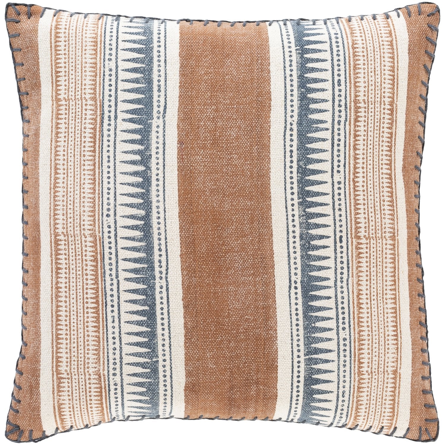 Zendaya Woven Pillow in Khaki