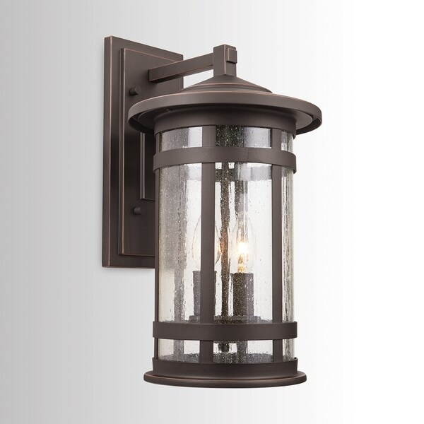 Mission Hills 2-light Oiled Bronze Outdoor Wall Lantern Shopping - The Best Deals on Outdoor Wall Lanterns | 33645099