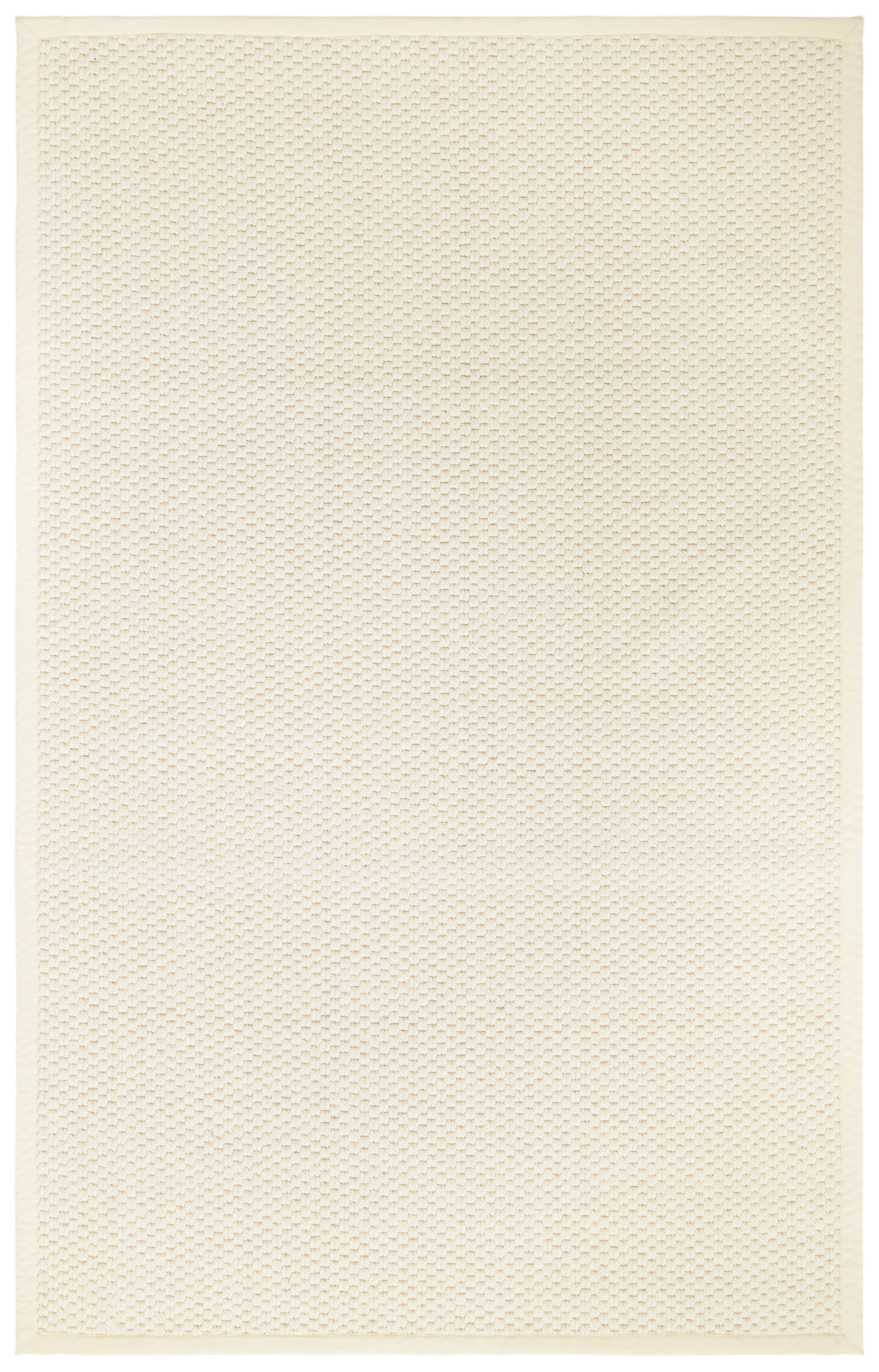 SAFAVIEH Palm Beach Carlie Solid Area Rug, Ivory, 5' x 8'