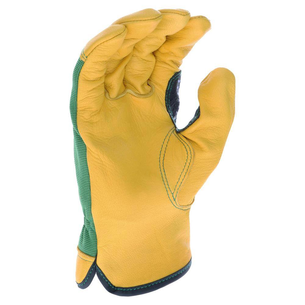 John Deere Grain Deerskin X-Large Driver Gloves JD00008XL