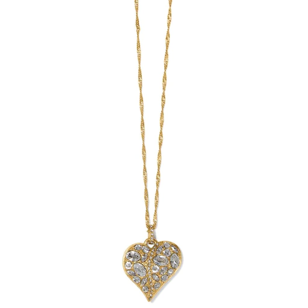 Brighton  Trust Your Journey Golden Heart Necklace