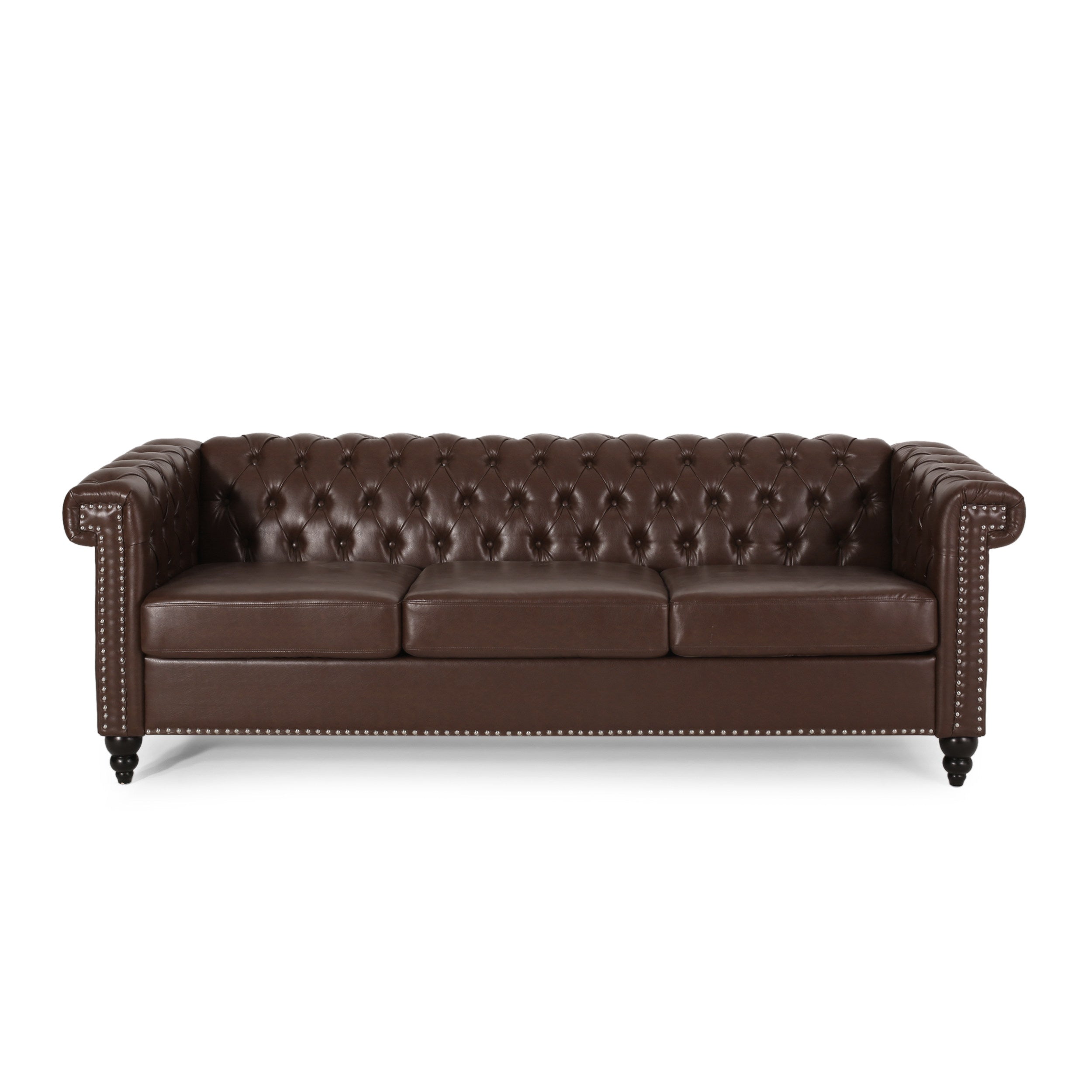 Zyiere Tufted Chesterfield 3 Seater Sofa