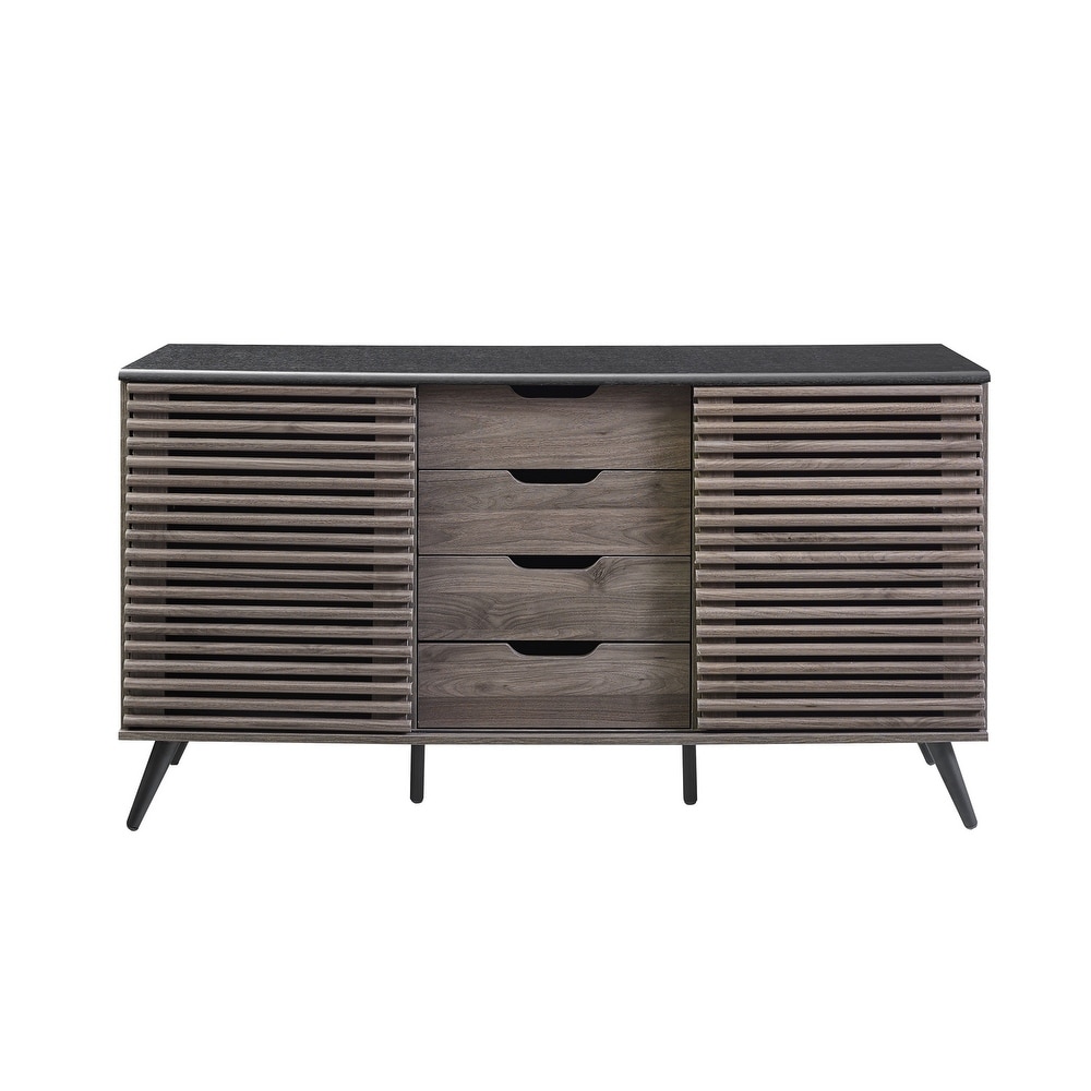 Middlebrook Designs Sliding Slat Door Buffet