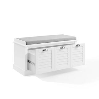 CROSLEY FURNITURE Ellison White Storage Bench CF6041-WH