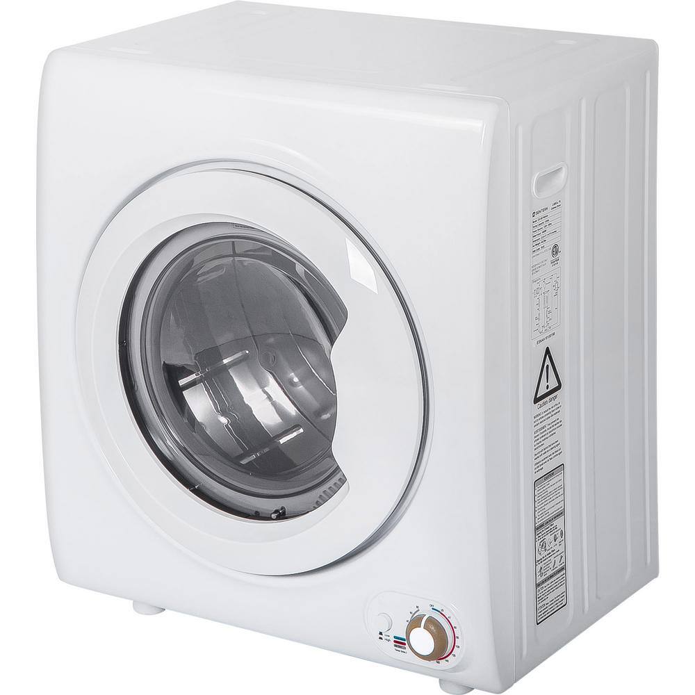 Aoibox 2.65 cu. ft. Electric Dryer Compact Tumble Vented Laundry Dryer with 9 lbs. Capacity 1400-Watt Drying Power White SNMX2596