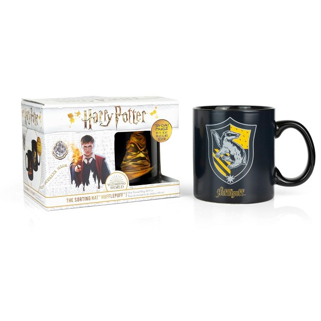 Seven20 Harry Potter Hufflepuff 20oz Heat Reveal Ceramic Coffee Mug Color Changing Cup