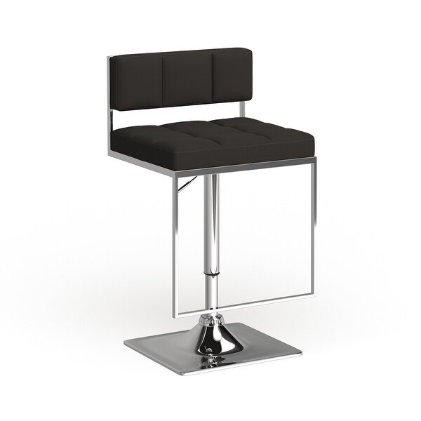 Coaster Furniture Alameda Adjustable Chrome Base Bar Stool