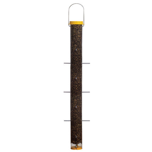 Droll Yankees Inc BUF16 Nyjer 16 inch Bottoms Up Finch Feeder- Yellow