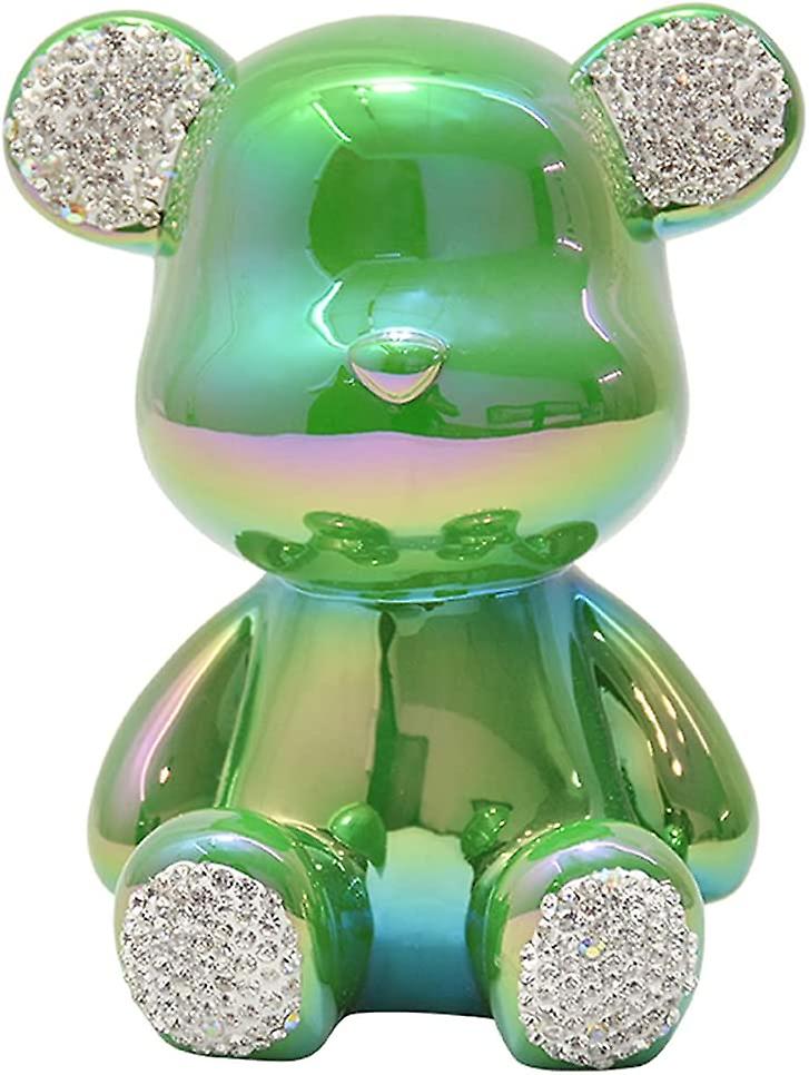 Collectible Figurines Big Bear Bling Home Decorations-green