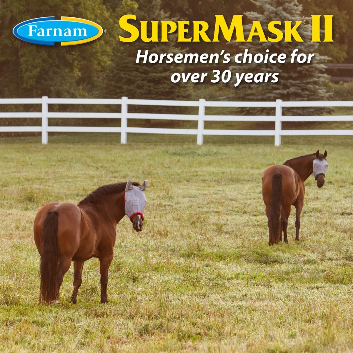 Farnam SuperMask II Horse Fly Mask with Covered Ears