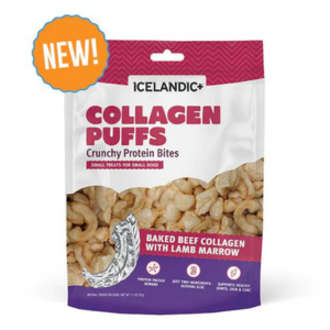 Icelandic+ Beef Collagen Puffs Bites with Lamb Marrow for Dogs