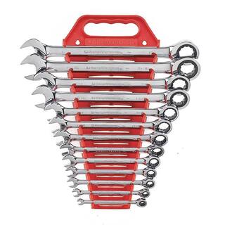 GEARWRENCH SAE 72-Tooth Combination Ratcheting Wrench Tool Set (13-Piece) 9312