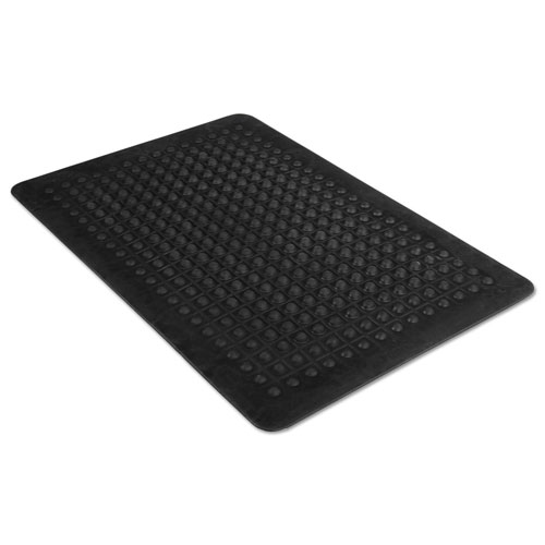 Millennium Mat Company Flex Step Rubber Anti-Fatigue Mat | Polypropylene， 24 x 36， Black | MLL24020300