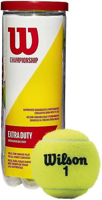 Wilson championship extra duty tennis balls - 1 tube (3 balls)