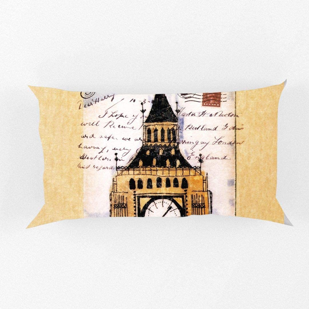 Duvet Cover Set Soft London Themed Comforter Cover Set 3 Pieces