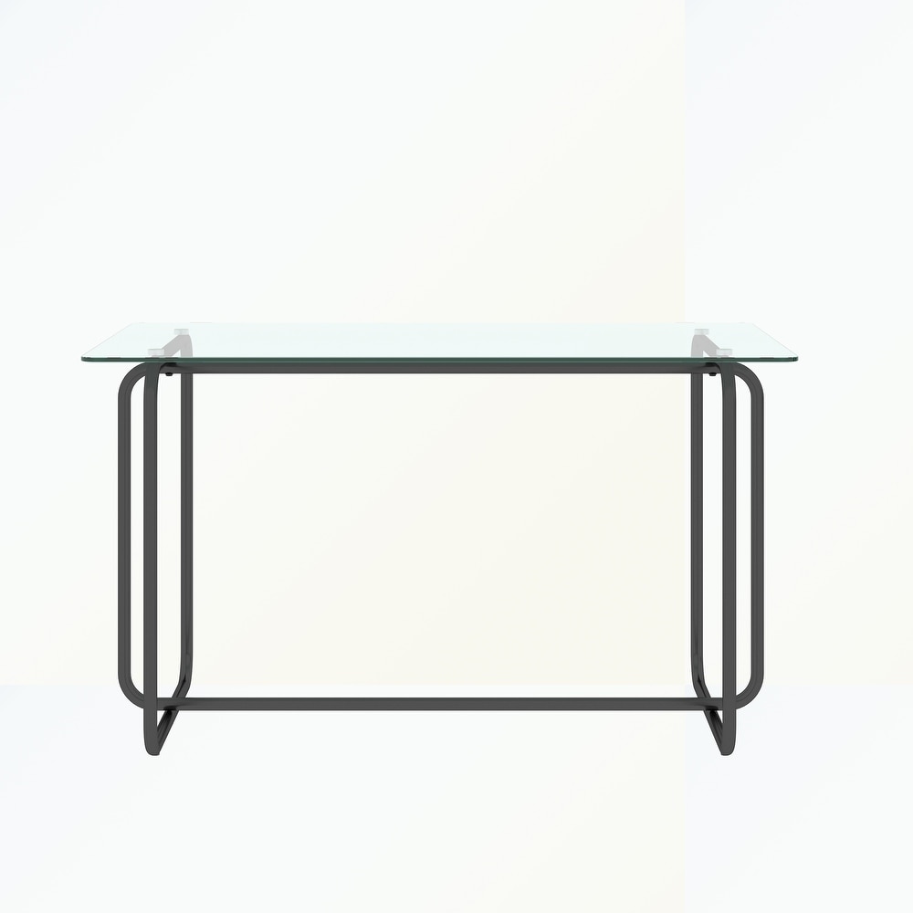 Rectangle Dining Table with Metal Frame