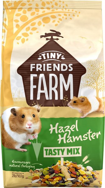 Tiny Friends Farm Hazel Hamster Food， 2-lb bag