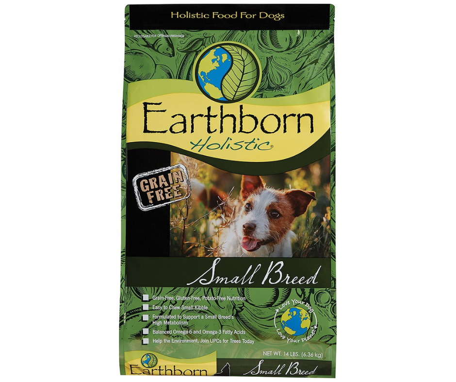 Earthborn Holistic- Small Breed， Adult Dog Grain Free Chicken Recipe D