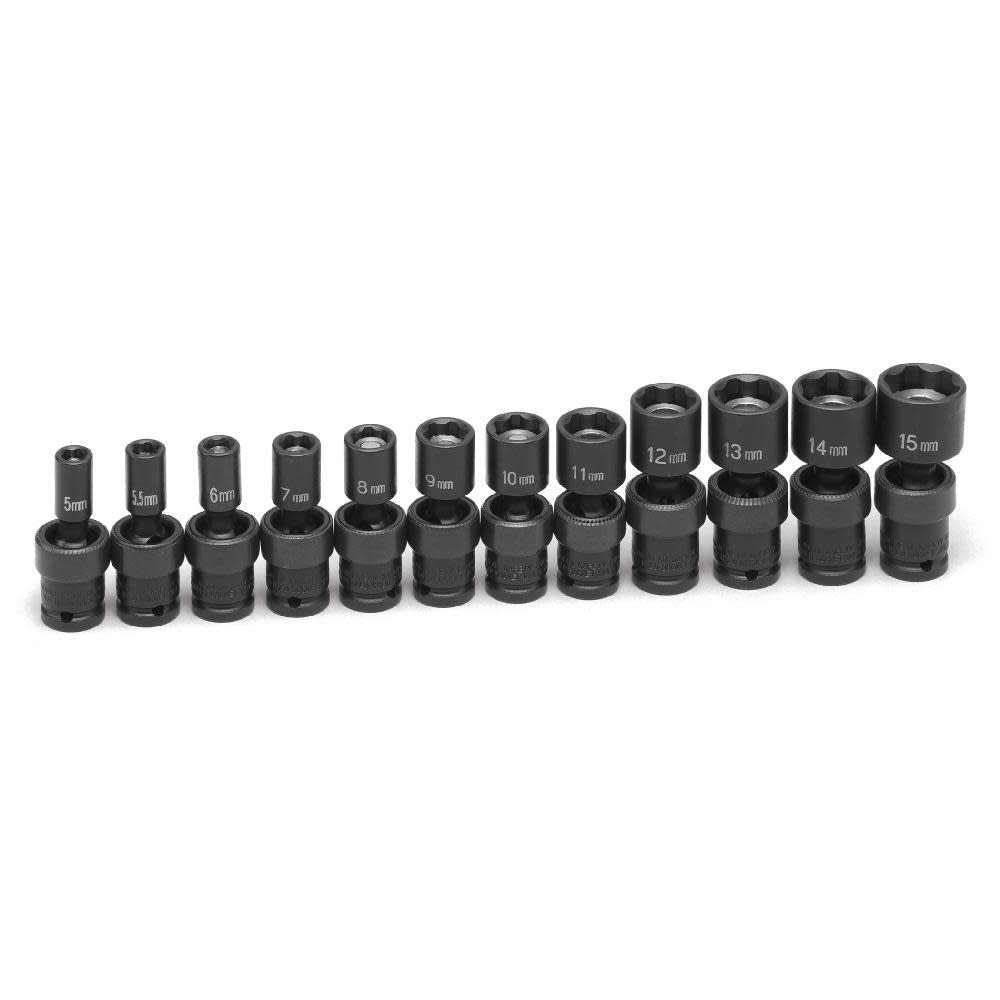 1/4 Drive Standard Length Magnetic Universal Set ;