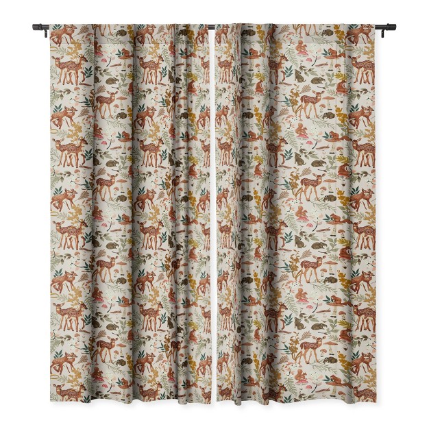 1pc Blackout Window Curtain Panel Deny Designs