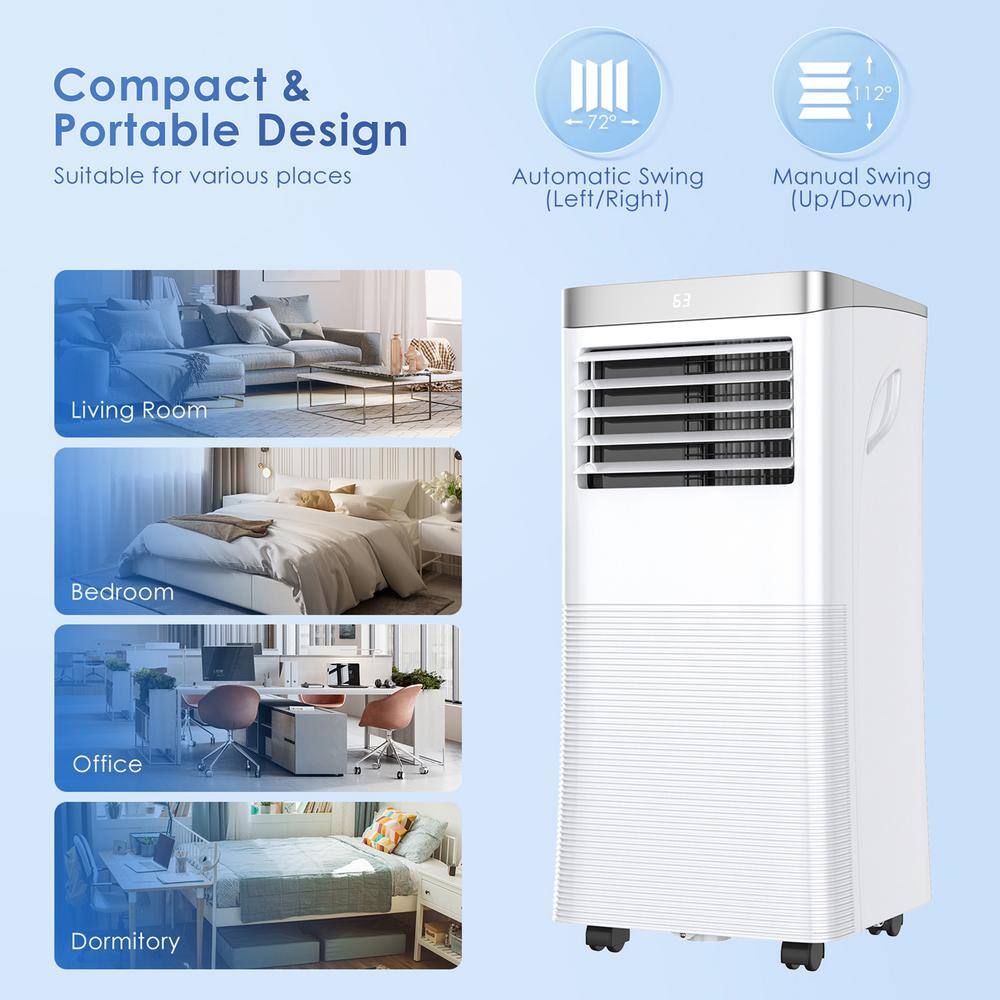 Gymax 3-in-1 Portable Air Conditioner 10000 BTU Air Cooler w24H Timer GYM09408