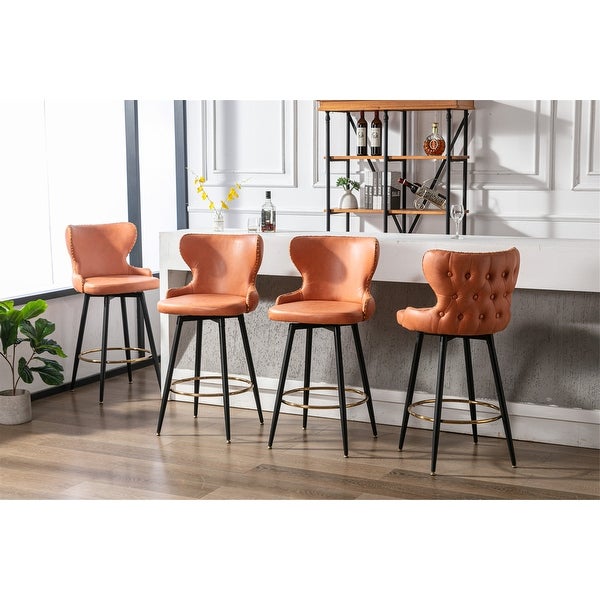 180° Swivel Bar Stool Chair for Kitchen Set of 2