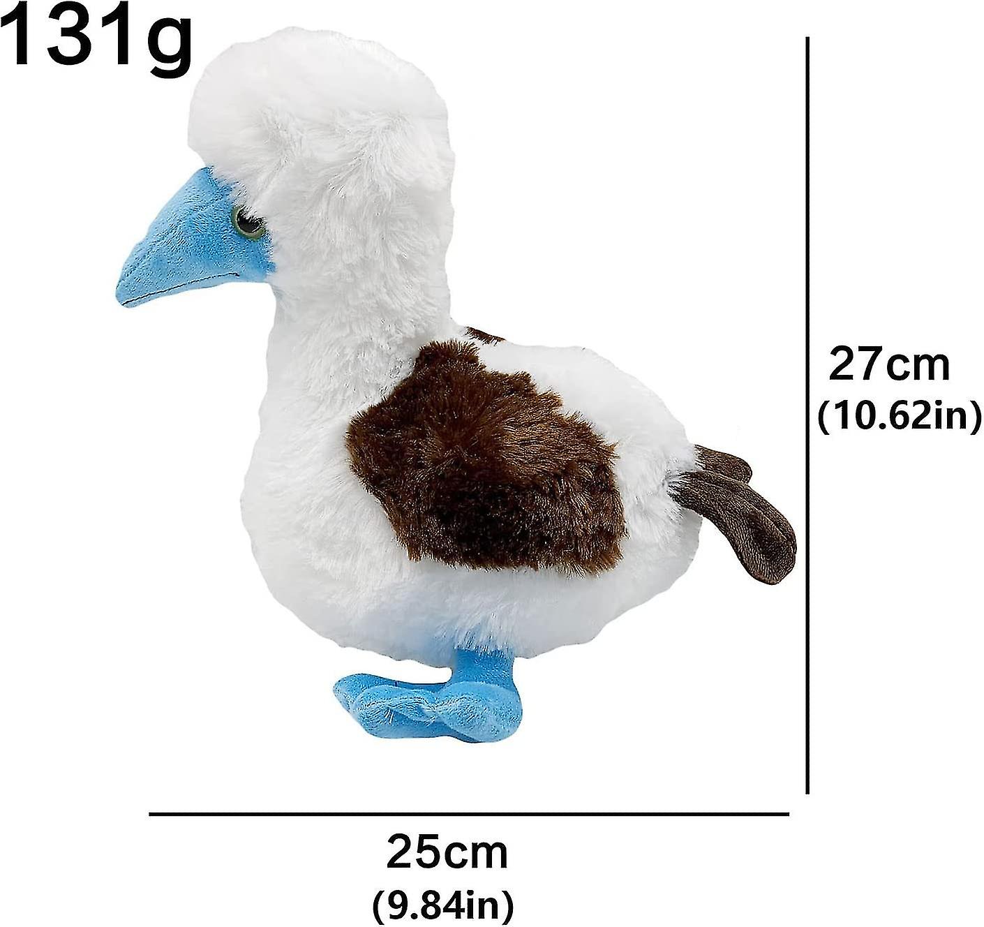 Foot Booby Plush Toy， 10.62 Inch Soft And Cute Foot Booy Filled With Animal Bird Pattern Fun Children's Home Decoration