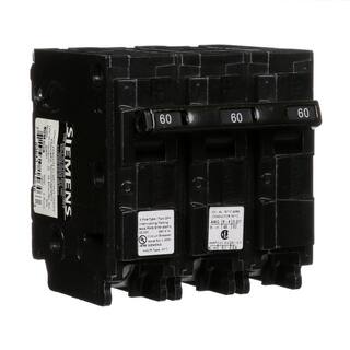 Siemens 60 Amp Three-Pole Type QPH 22kA Circuit Breaker Q360H