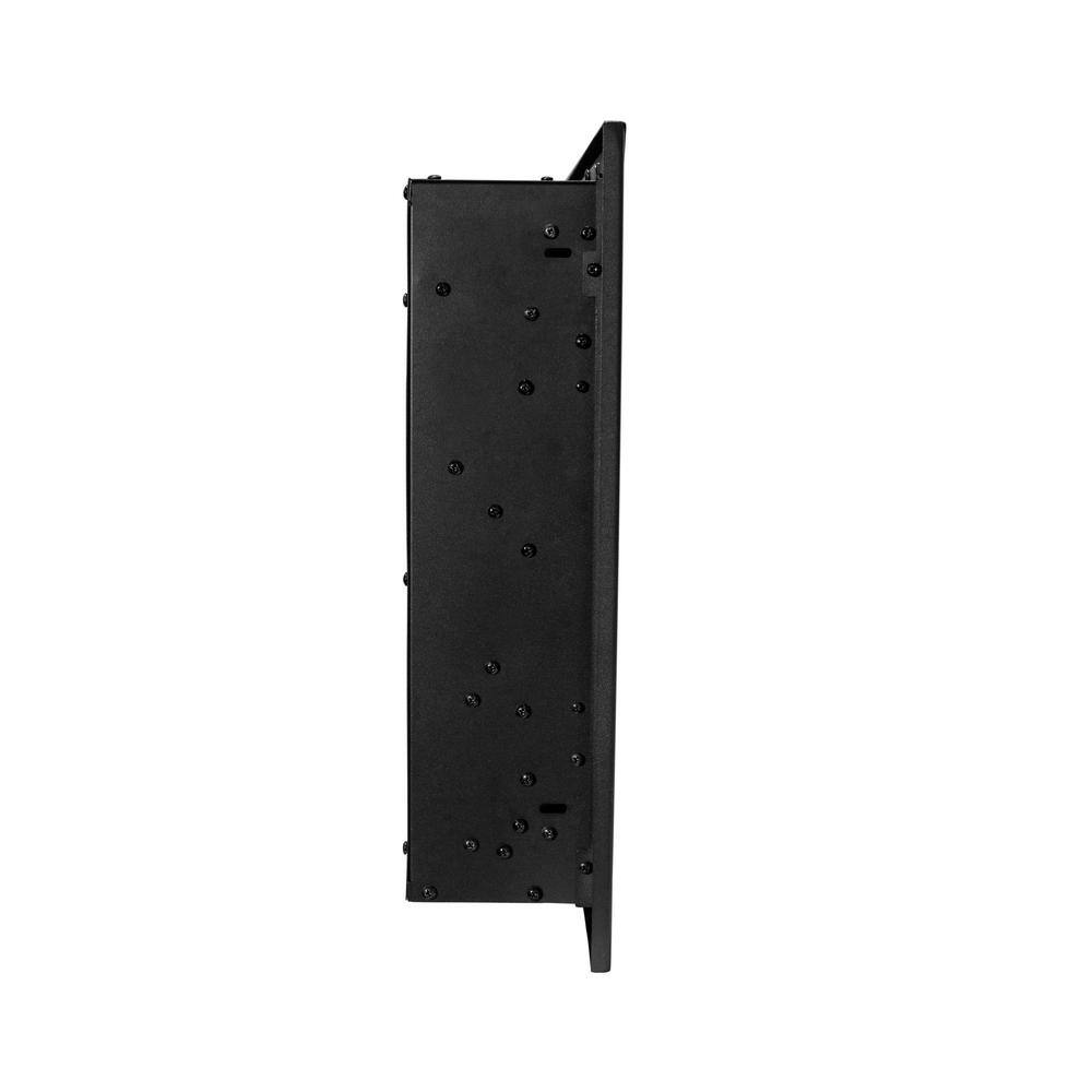 Paramount Kennedy II 50 in. Commercial Grade Recessed or Wall mount Electric Fireplace in Black EF-WM503