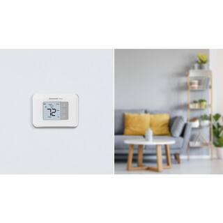 Honeywell Home Horizontal Non-Programmable Thermostat with Digital Backlit Display RTH5160