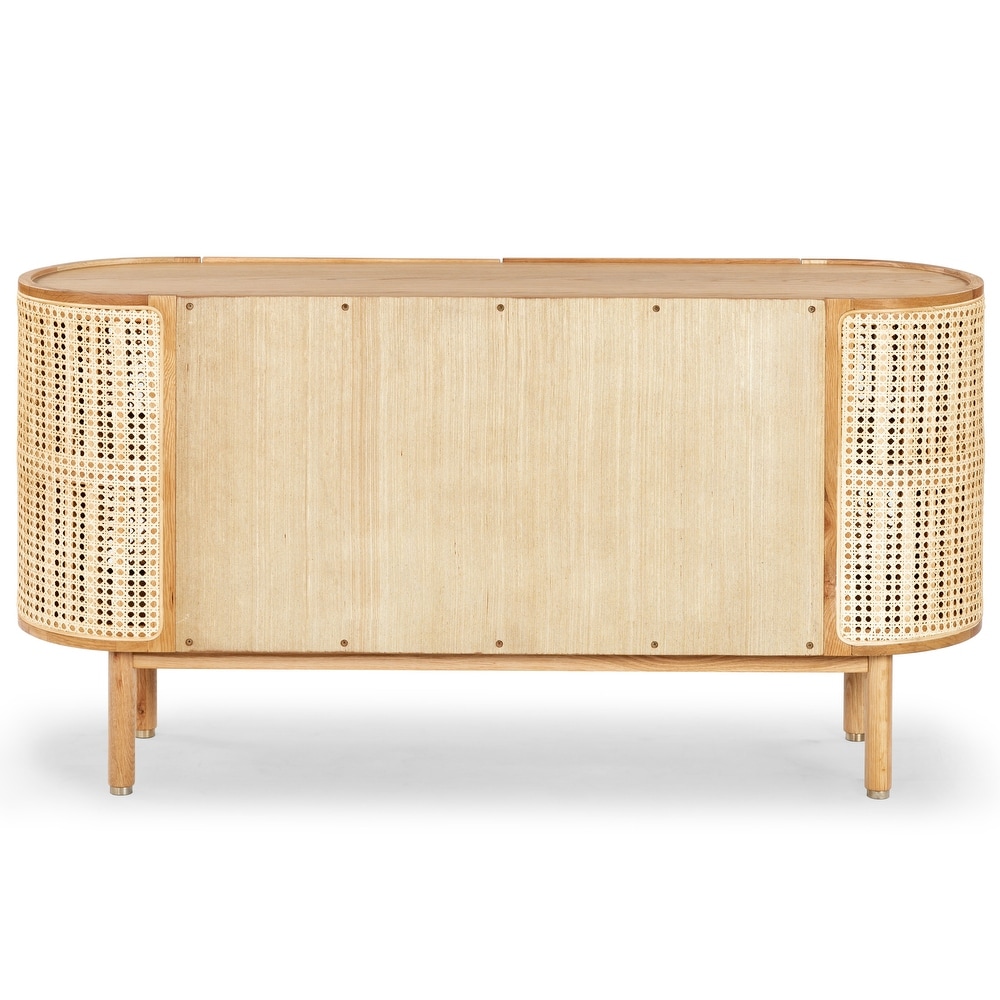 SAFAVIEH Couture Collection Dolly Natural Cane And Wood Sideboard   57\