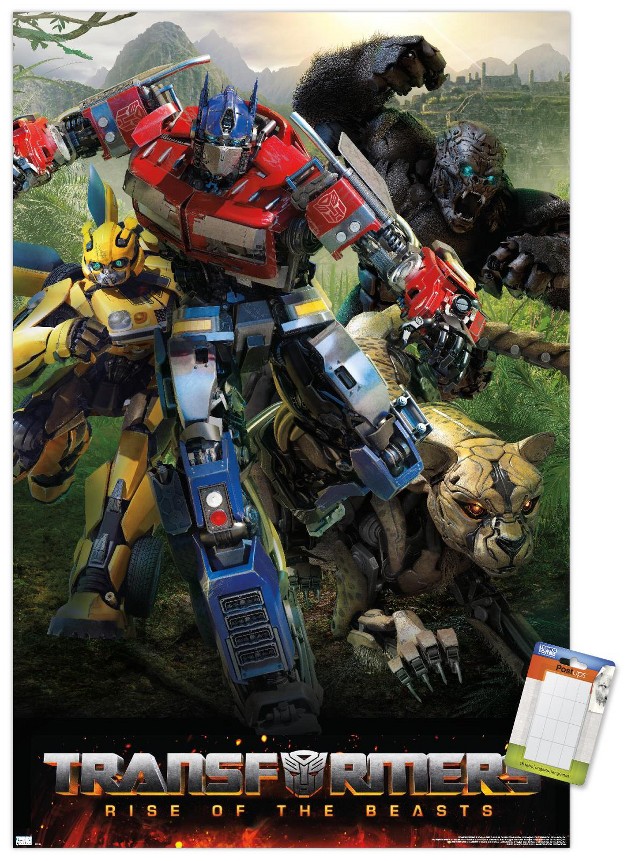 Trends International Transformers Rise Of The Beasts Big 4 Unframed Wall Poster Prints