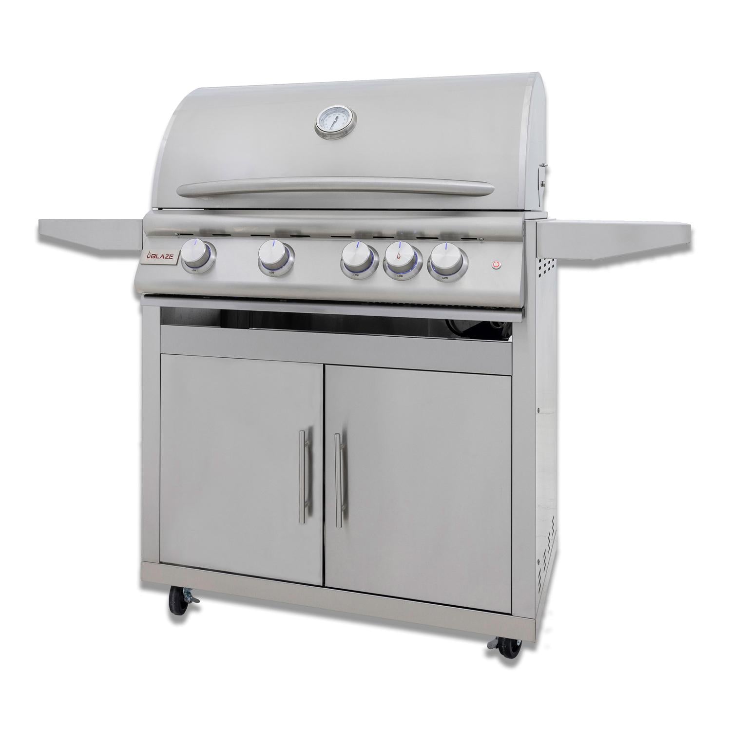 Blaze Grills BLZ4LTE3NG Blaze 32-Inch 4-Burner Premium Lte+ Gas Grill With Rear Burner And Built-In Lighting System, With Fuel Type - Natural Gas