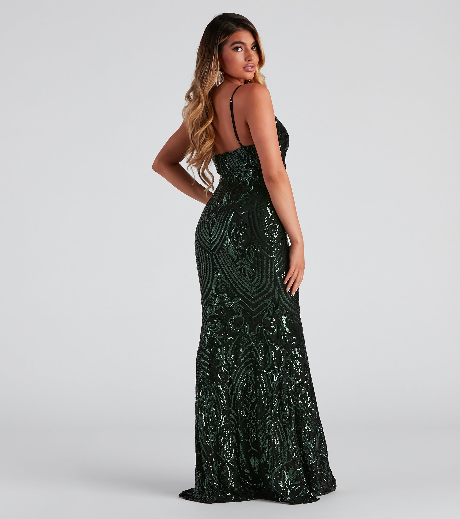 Fritzy Sequin Mermaid Dress