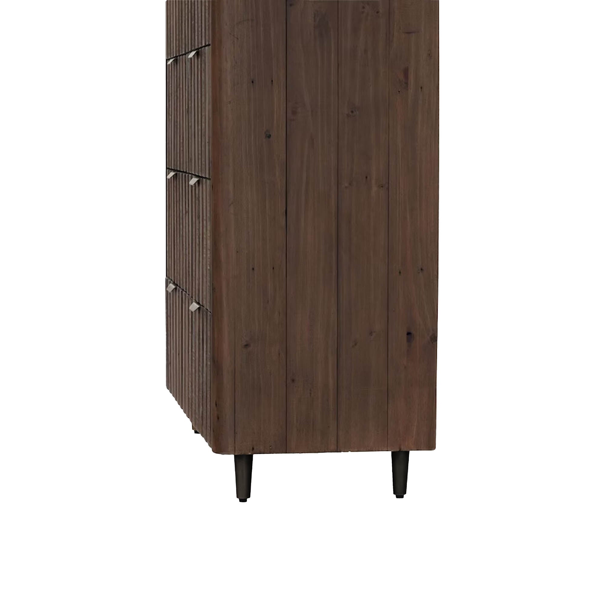 Lineo 7 Drawer Chest - Burnt Oak