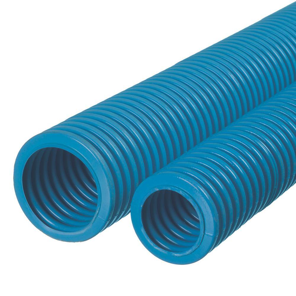 Carlon 34 in. x 100 ft. Electrical Nonmetallic Tubing Conduit Coil Blue 12007-100