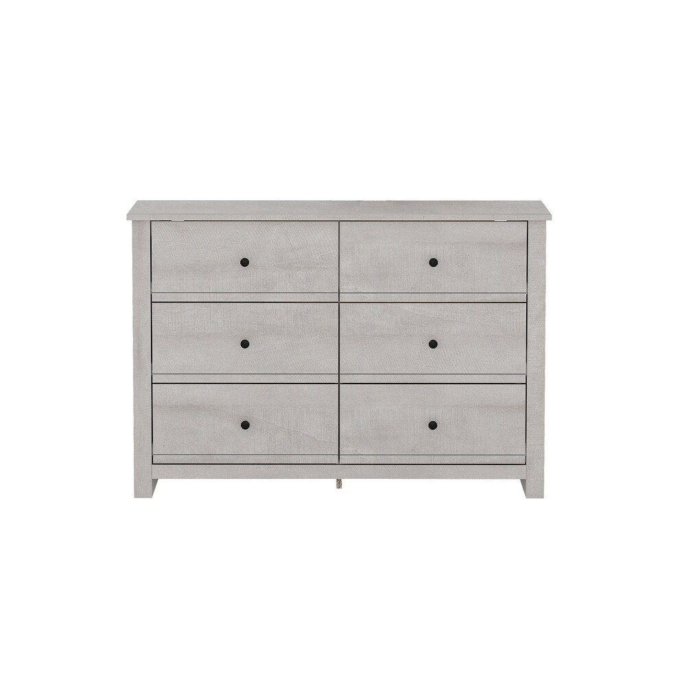 GALANO Genoa 6 Drawer Dresser 31.5 in. x 46.5 in. x 16.5 in.