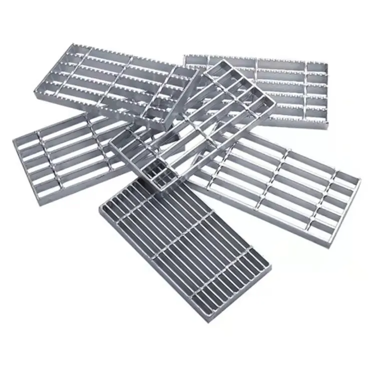 Hot DIP Galvanized Steel Grating Covers Steel Gratings for Stair Trend and Metal Building Construction Materials